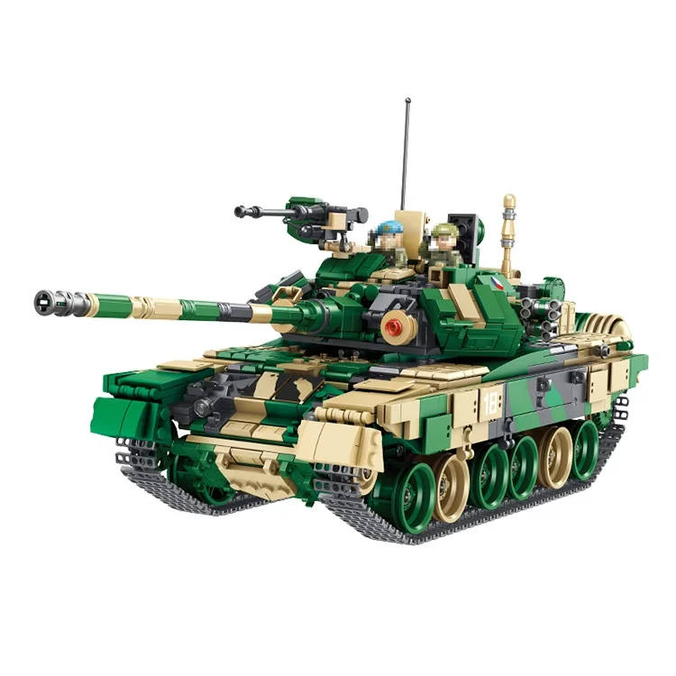 Panlos 632005 1773 шт. техника русский T90 главный боевой танк военный конструкторных блоков Детские кубики для детей