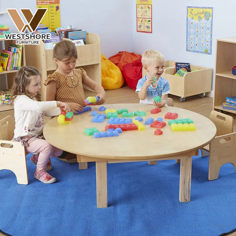 Montessori Preschool Kindergarten Learning Table And Chairs Set Daycare Early Years Furniture Nursery Center Classroom Design