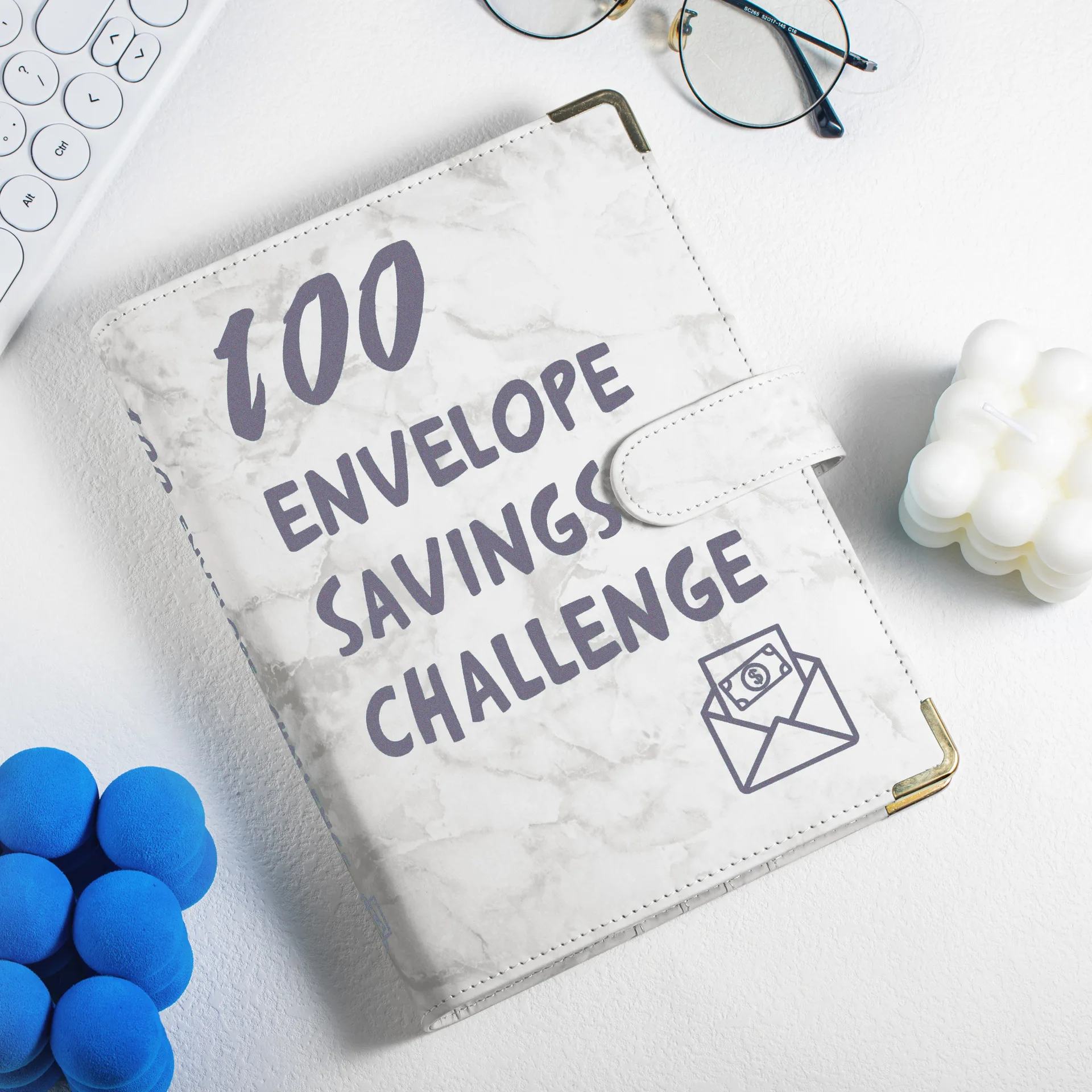 100 envelopes saving challenge book Money Budget Book for $5,050 Purple budget binder with envelopes saving challenge book