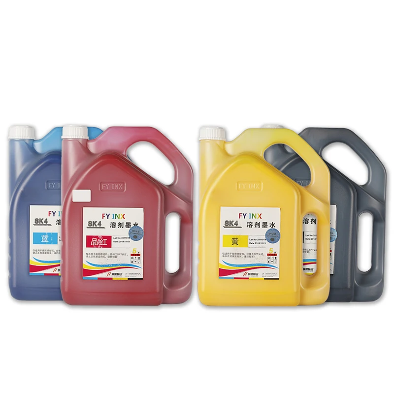 100% original digital flex banner printing cmyk 4color Challenger sk4 solvent based flexo printing ink