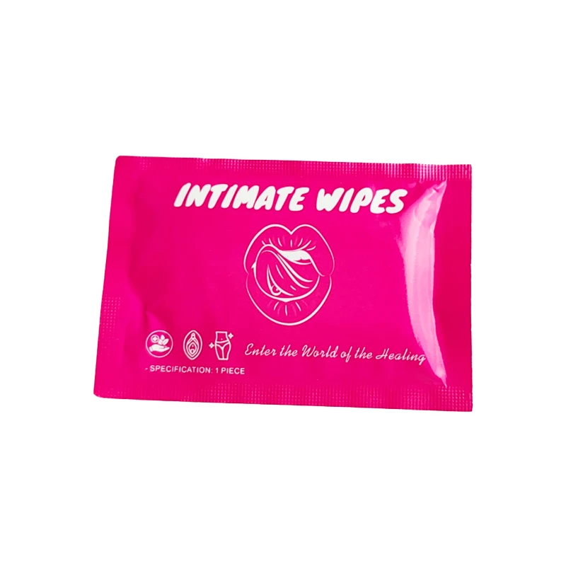 Private label individual wrapped feminine hygiene wipes 100% biodegradable flushable wipes