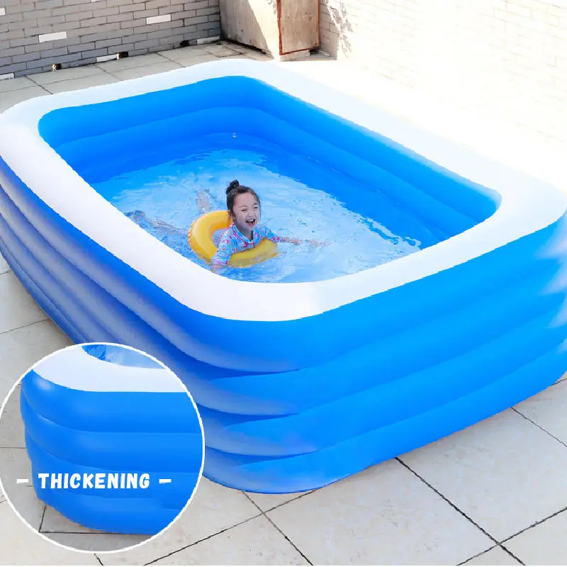 large Home PVC Plastic Summer Inflatable Swimming Pools Outdoor Swimming Pools for Kids and Adults
