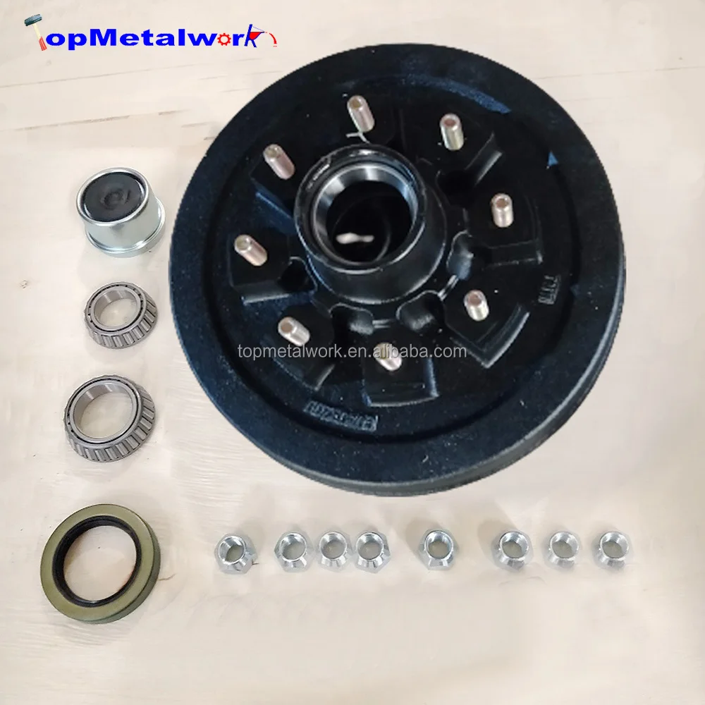 Factory Price Brake System Trailer Axle Trailer Brake Drum Assembly For Caravan Trailer Kit