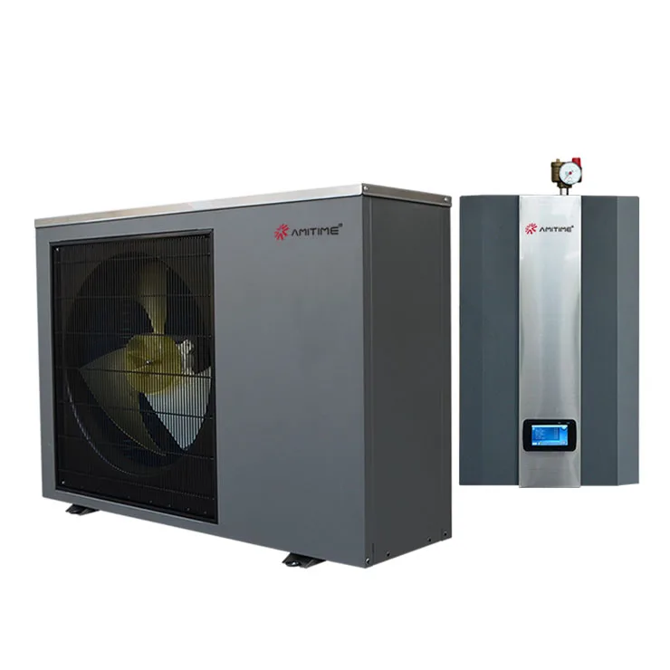 Amitime Direct Supply Auto Defrost Storage Hot Water Air Source Complete Air To Water Heat Pumps Luft Warmepumpe 6kW