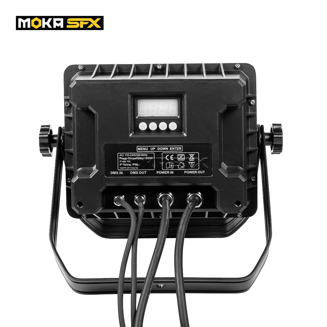 Outdoor Led Lights Square Waterproof 20x18W RGBWA/UV 6 In 1 Led Par IP65 300W Stage Lights For Garden, KTV Room