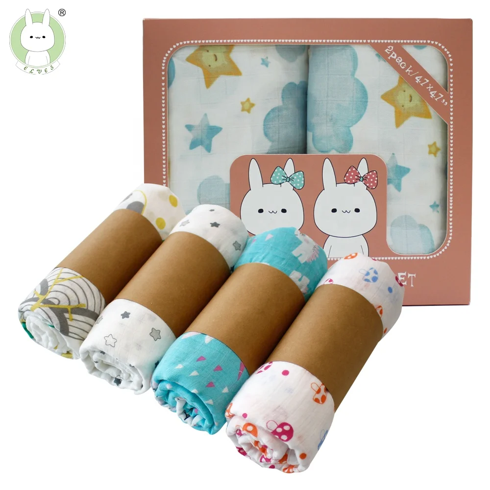 Muslin squares super absorbent cotton weave baby muslin swaddle blanket 100% cotton muslin baby blanket