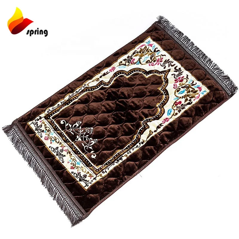 Trending Hot Product Luxury Padded Gift Sponge Prayer Mat Islamic for Ultimate Comfort