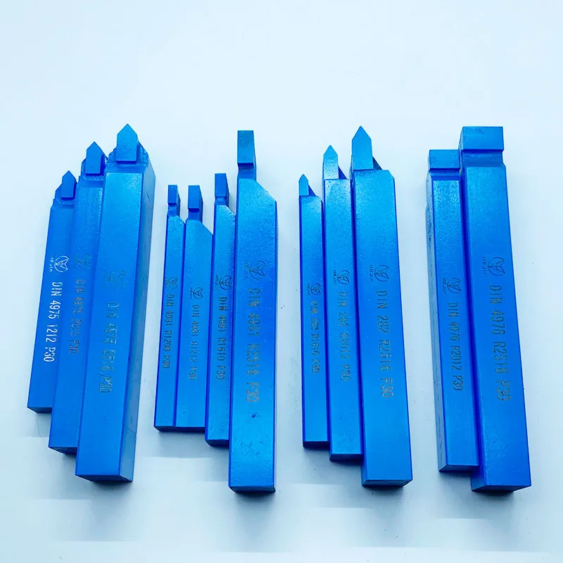 DIN4981 R2012 P30 Hard Alloy Turning Tool Outer Pointed Pin Tip Outer Diameter and Inner Hole Tungsten Steel Welded