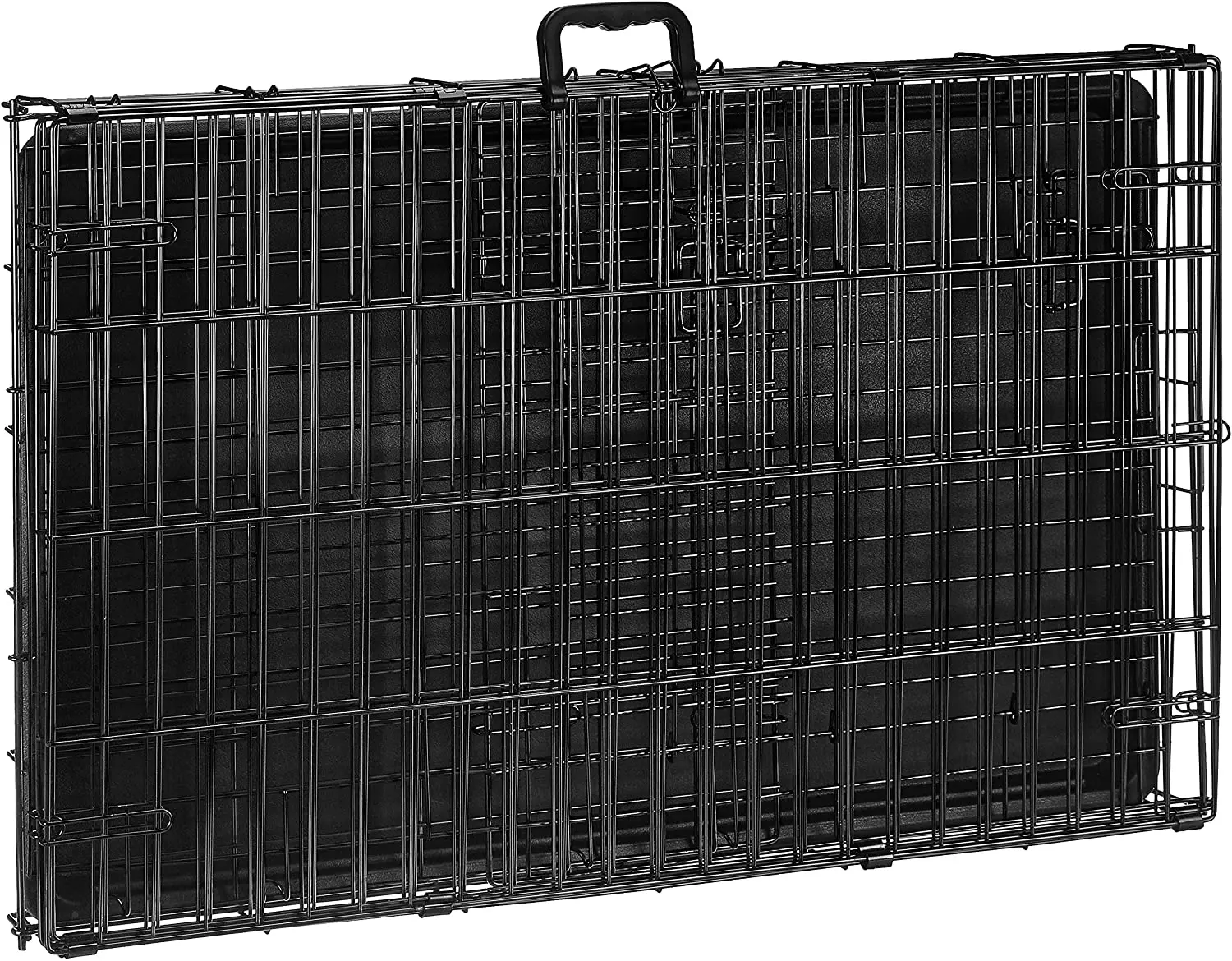 Hot Sales Multiple Sizes 2 Door Folding Metal Dog Cage or Pet Crate Iron Kennel with Tray Cats Dogs Crate Hom