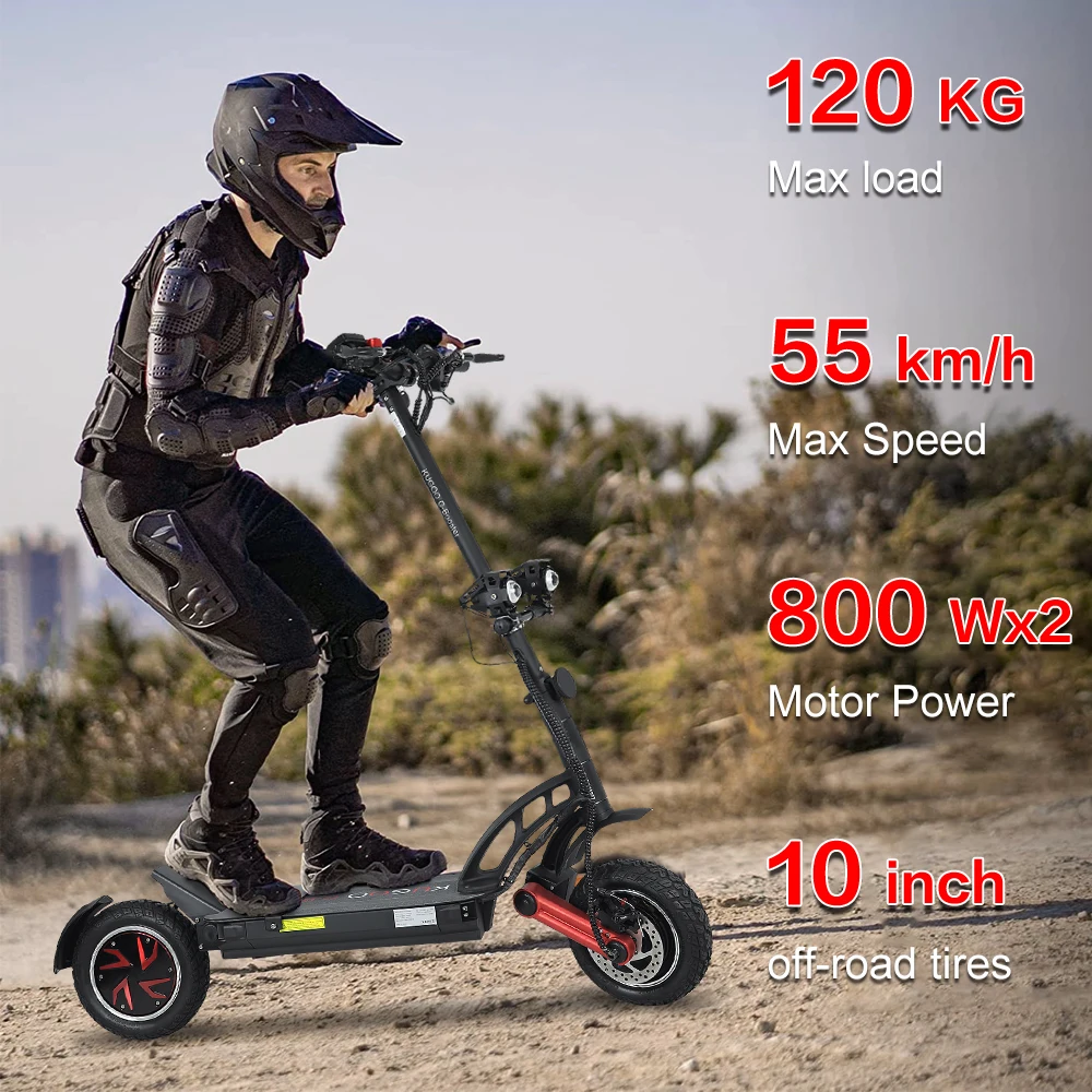 EU PL Warehouse Genuine Kugoo G Booster 23ah 1600w With Seats Dual Motor powerful adult Kugoo electric scooter