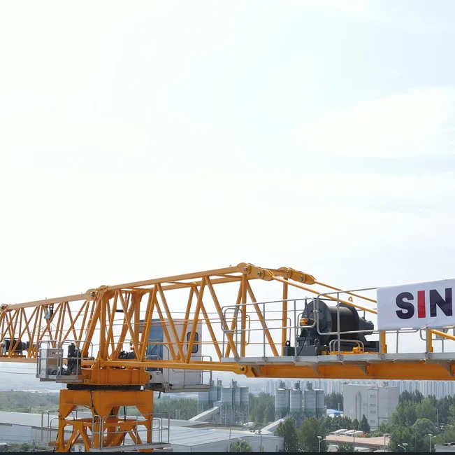 Оптовая продажа PT6015 8 тонн плоский башенный кран для строительной площадки
