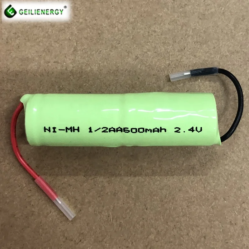 Geilienergy coaster pager replacement battery ni-mh aaa 1/2aa 2.4v 600mah battery