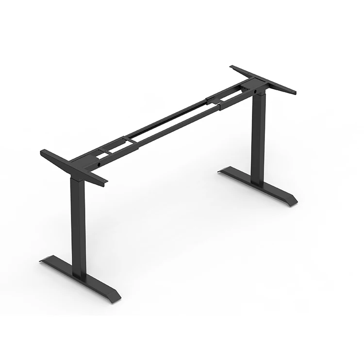 Ergonomic Dual Motor Height Adjustable Electric Wood Stand Up Automatic Lifting Office