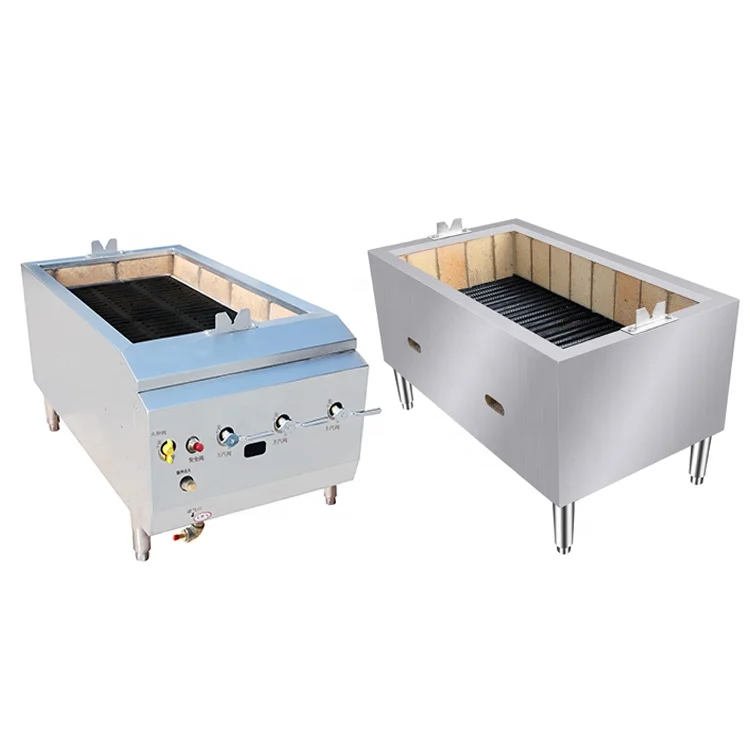 commercial traditional stainless steel horizontal charcoal manual roasting lamb oven pig roaster