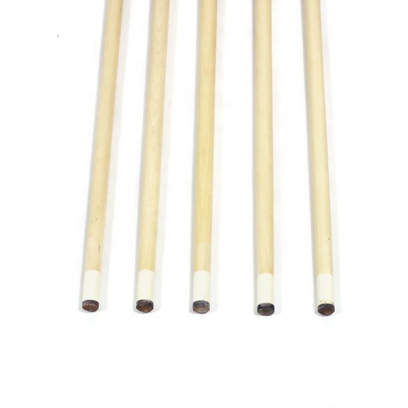 Ody Wholesale random choice mixed 57 inches billiard pool cue 13mm 2-PC Wooden Billiard cue stick with leather butt