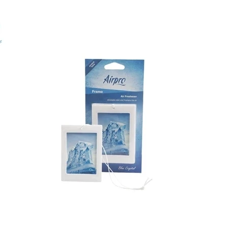 Car Perfume Hanging Air Freshener Frame Shape Perfume Scented Paper for Home OEM Logo  Airpro Brand