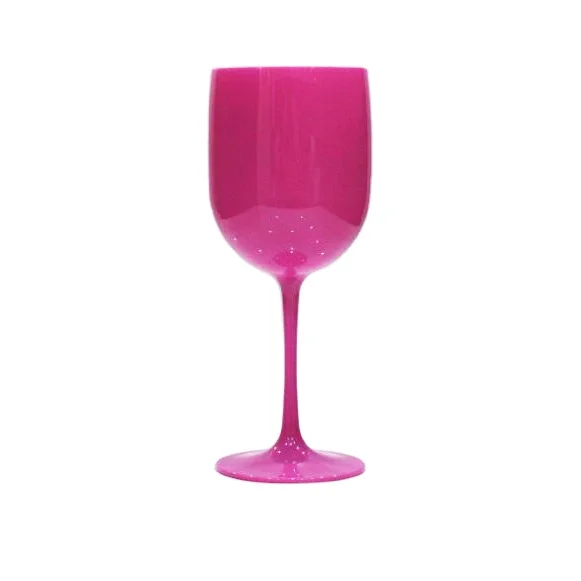 Hot pink Plastic Wine Glasses champagne wine glass Cuisine Flutes 480ml
