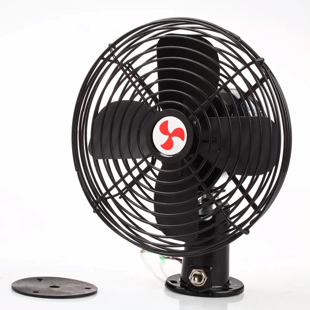 Thaicool factory custom auto fan 24v bus truck fan metal electric car fan cooling 12v
