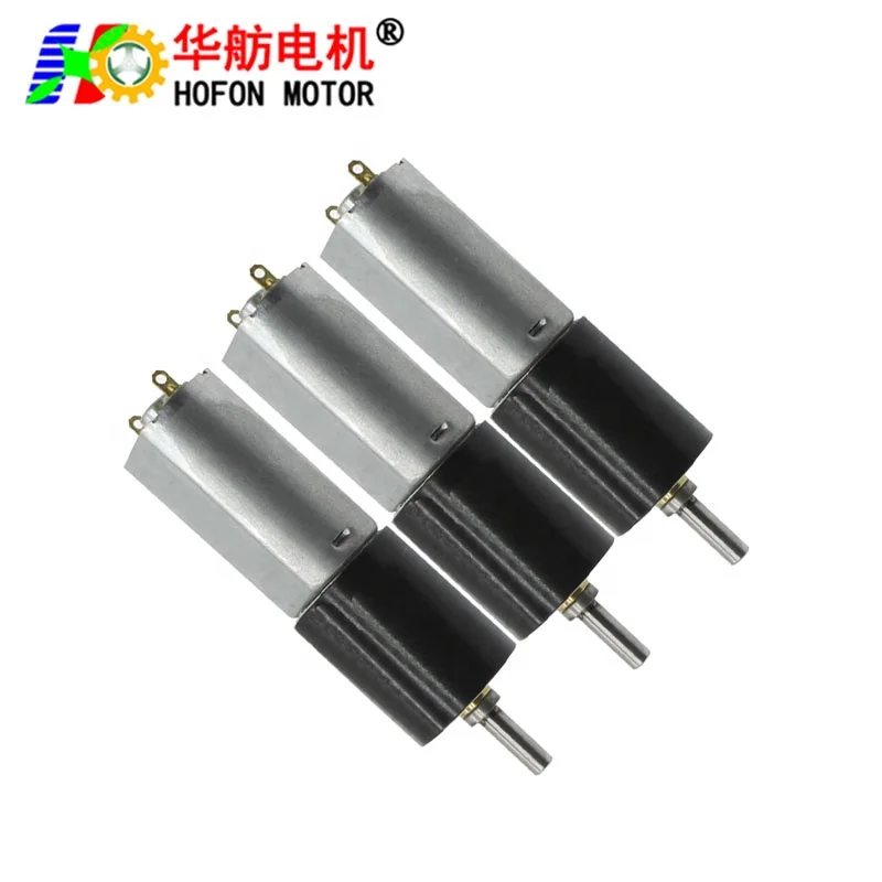 Hofon16mm DC Planetary 3v 4.5v 5v 6v 9v 12 volt geared Motor PG16-050SH Planetary gear high torque motor for model airplane
