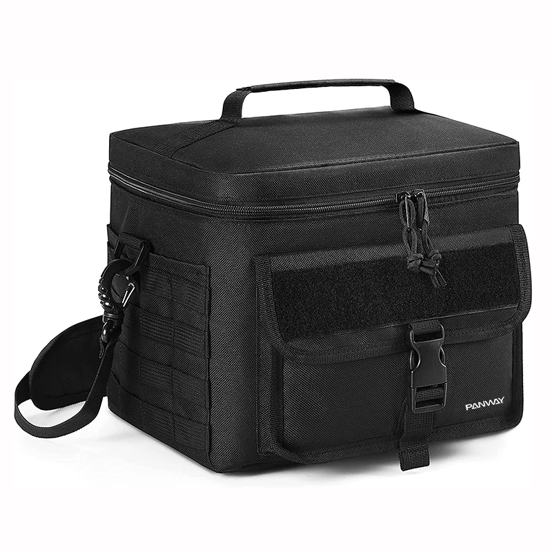 Polyester cooler bag insulated Picnic Office Travel Camo Tactical lunch tote Leakproof Polyester cooler bags