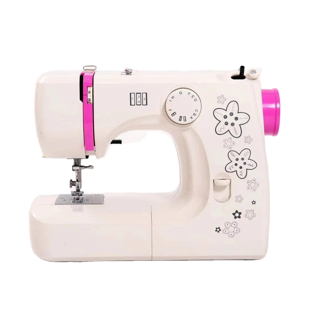 jukky 1212 hand hold mini portable domestic multi-function sewing machine household sale sewing machine