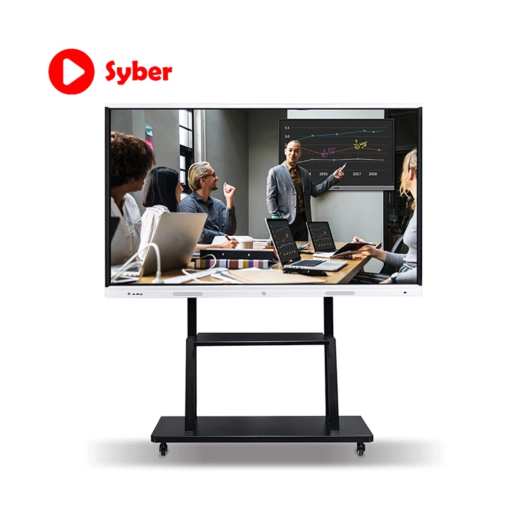 55 65 85 86 100 Inch Smart Touch Screen Interactive Flat Panel Price All In One Smart Board Widely Used In School conference