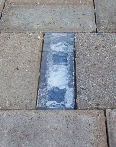 3 LED Frosted Solar Glass  paver brick lights Ice Cube ground light Solar Lamp solar led ice paver brick lights