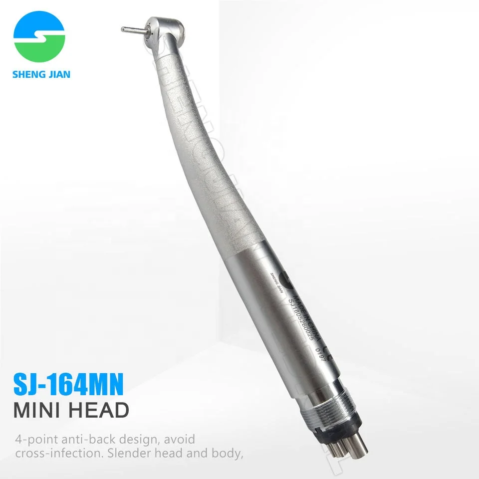LXG164 SHENGJIAN Mini Head Anti-Back Design Dental High Speed Handpiece Portable Dental Air Turbine Dental Light Cured Machine