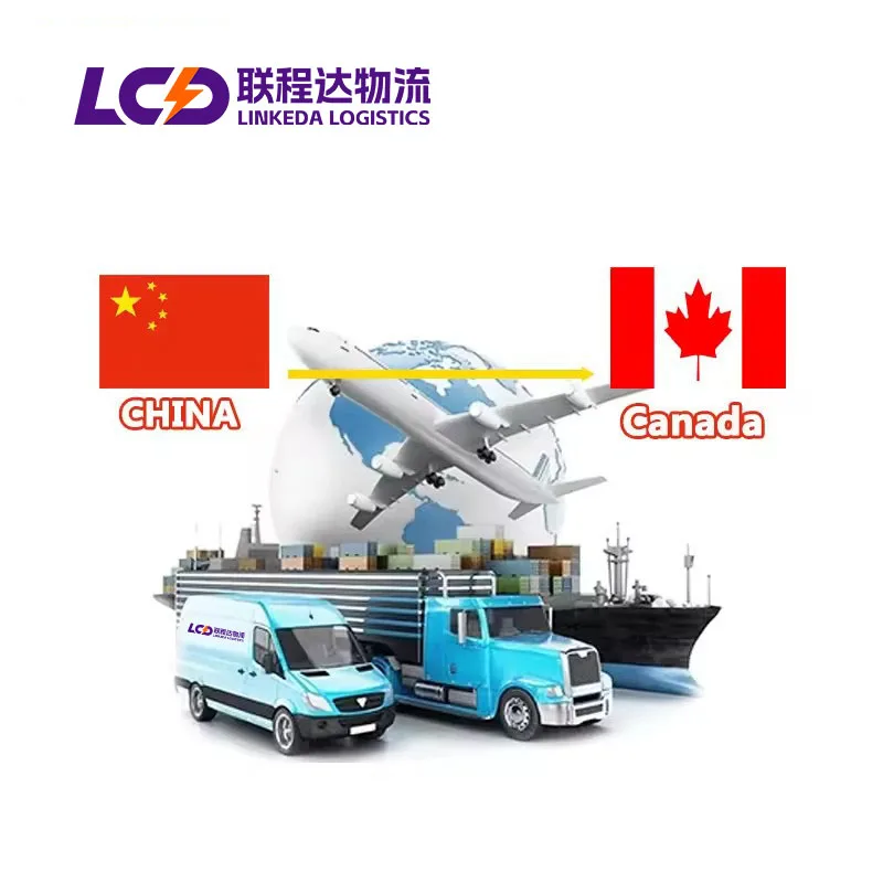 LINKEDA Logistics Canada Special Line Amazon FBA Shipping Agent Air Sea To Door Fast Air Shipping China To Canada