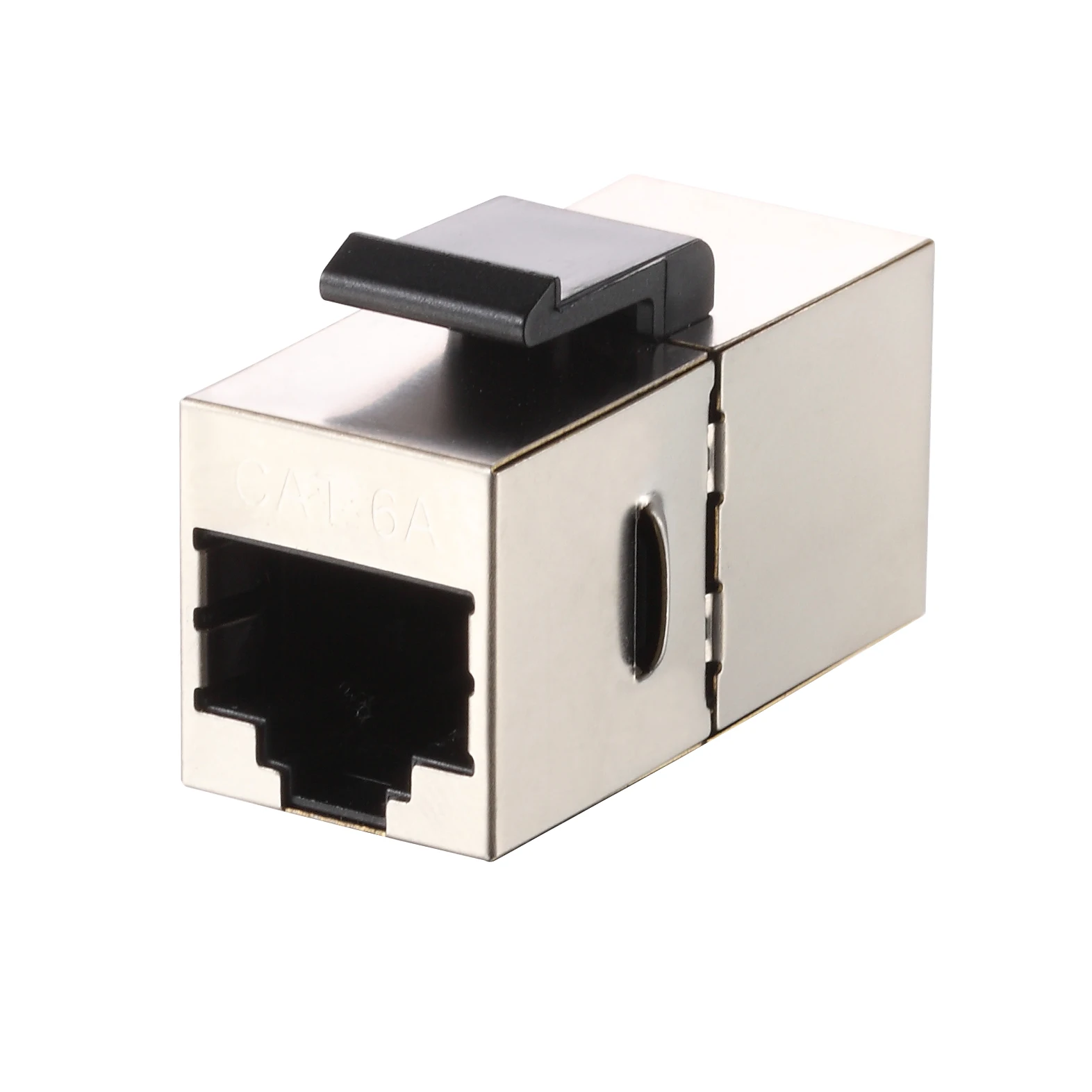 48 Ports 19 Inch 1u Shielded keystone jack Patch Panel With cat6a coupler