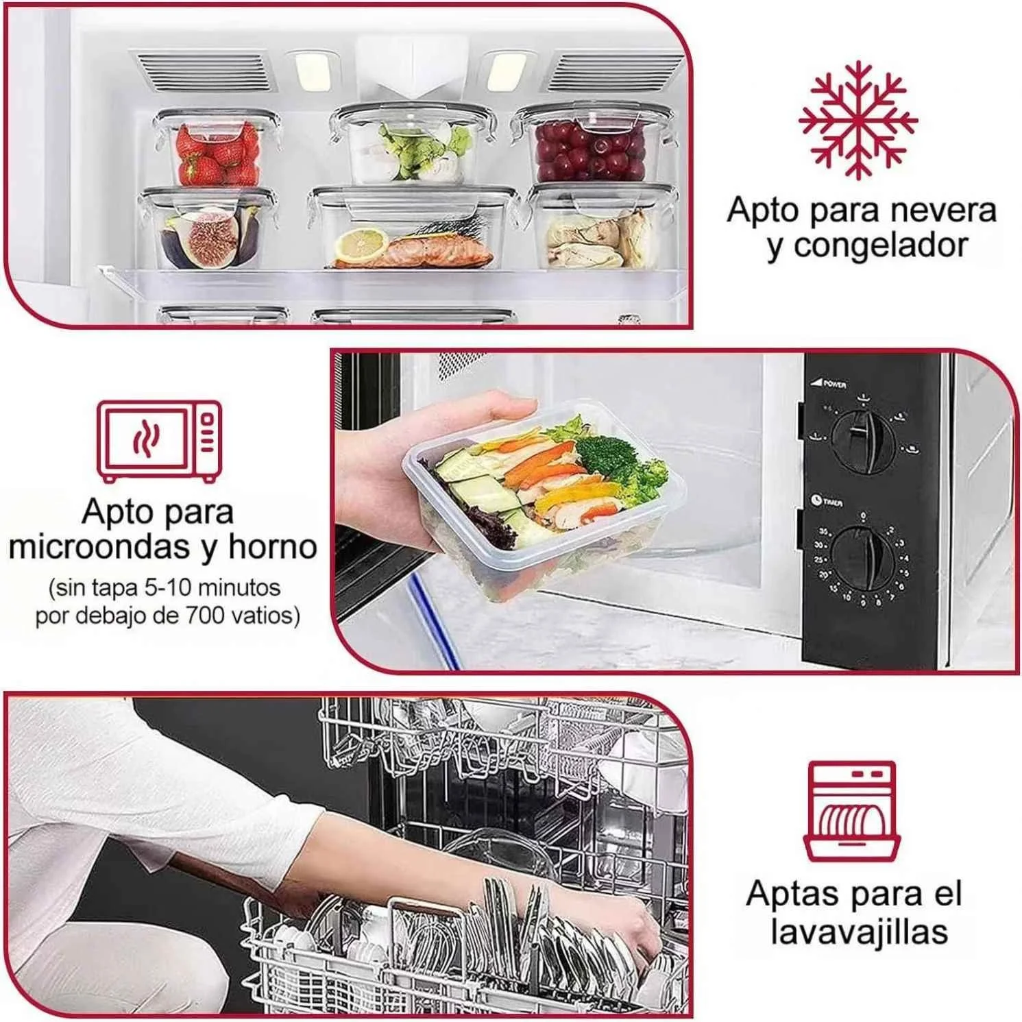 24 Pieces Food Storage Containers with lids, Plastic BPA-Free Meal Prep Container for Pantry Organizers and Free Labels Marker