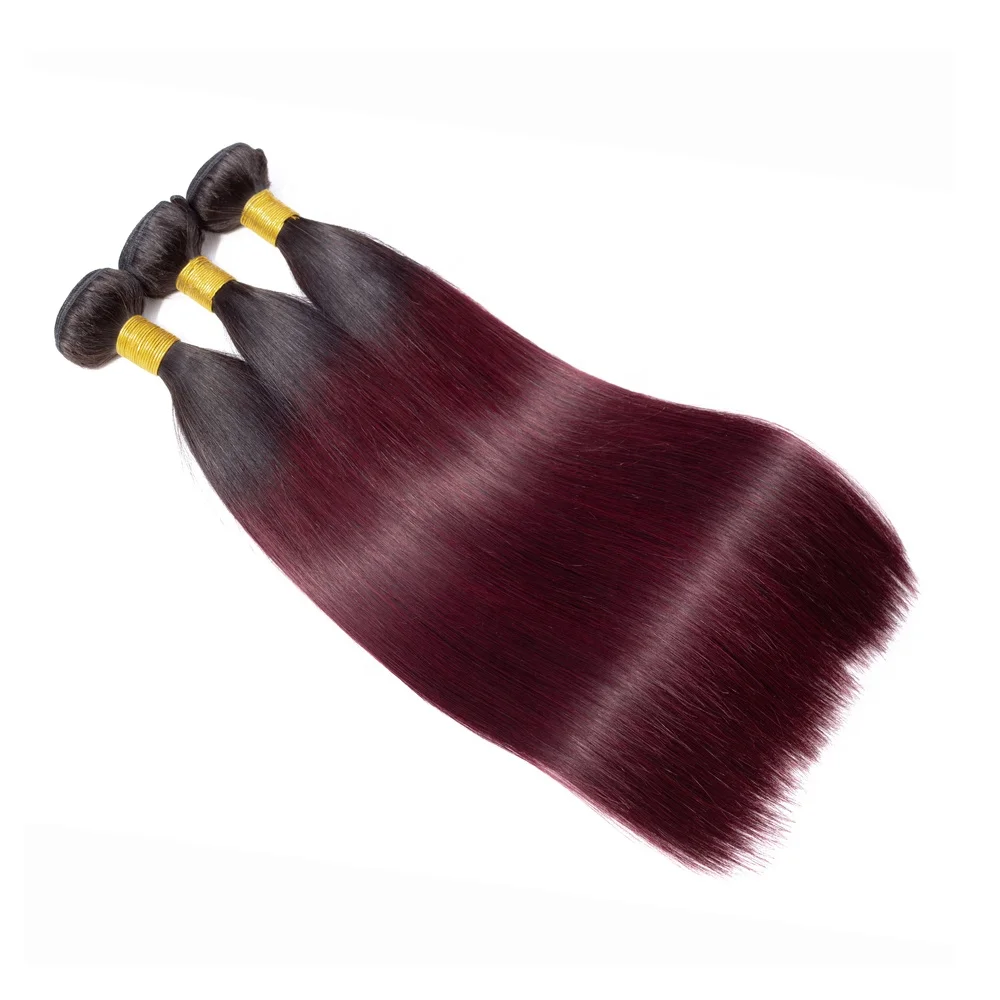 Hot Sale Indian Hair Weave Extension Weft Ombre Three Tone Kinky Curly Cheap Virgin Cuticle Aligned Hair Bundles Vendors