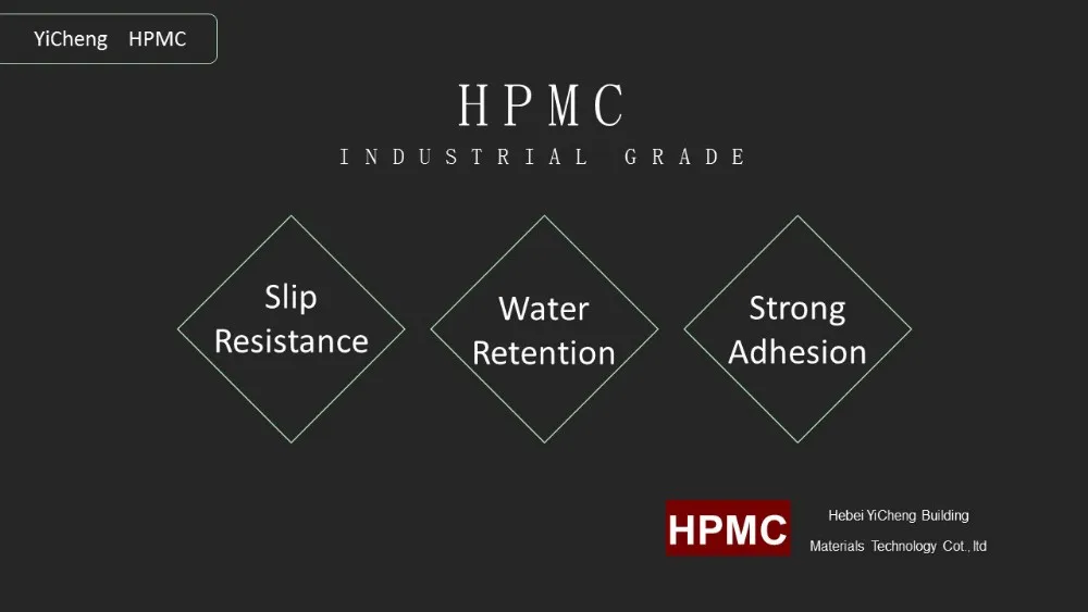 yichend  HPMC  hydroxypropyl methyl cellulose good workability for skim coat  self leveling joint filler building paints plaster