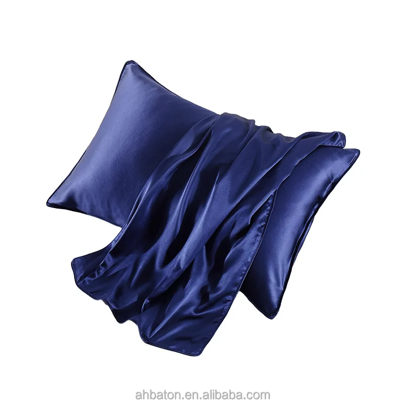 Jili Silk Solid Colour Luxury Styles Standard Size 19mm 100% Mulberry Silk Pillowcase For Home