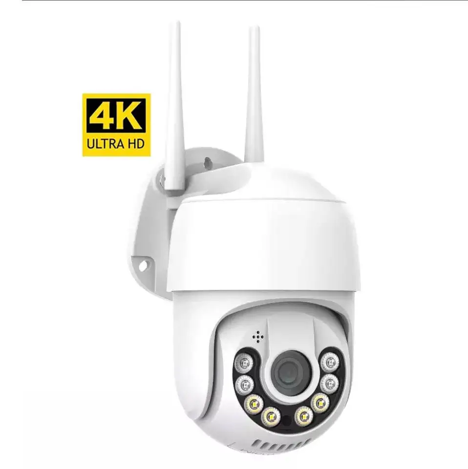 8MP 4K PTZ Camera Night Vision Wifi IP Cam Outdoor Wireless H.265 5MP Ai Auto Tracking CCTV Surveillance Camera HD 1080P Color