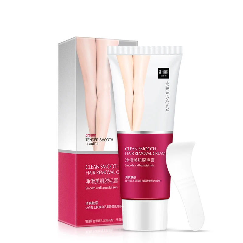 OEM SENANA wholesale shaving hair removal herbal mild smoothing skin cream permanent beauty body hair removal cream