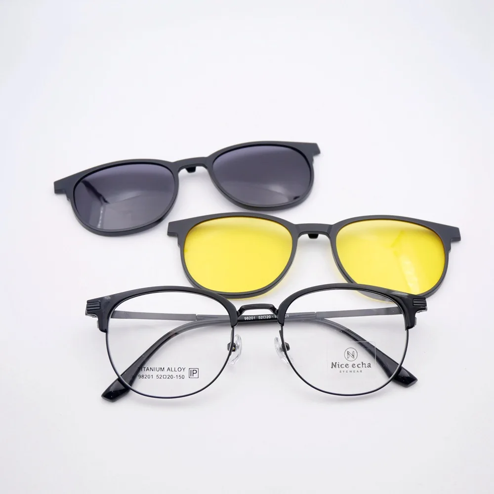 Trade Export Eyeglass Frames CLIP ON SUNGLASSES 92801