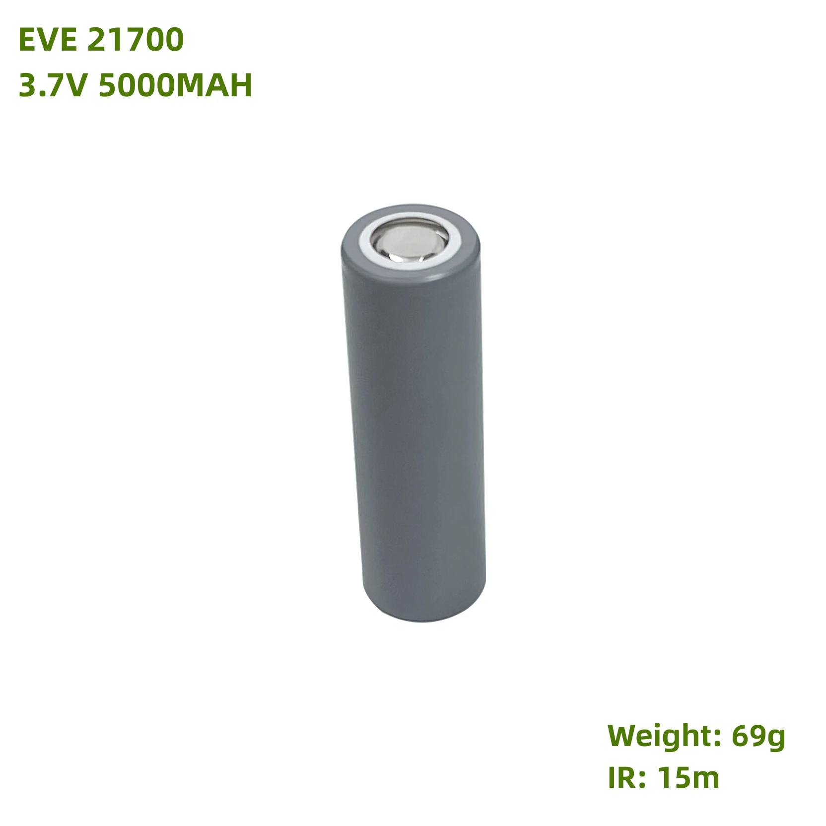 EVE 21700 50E 3.7V 5000Mah Brand New Grade A cylinder battery NMC batteries lithium ion battery for ebike