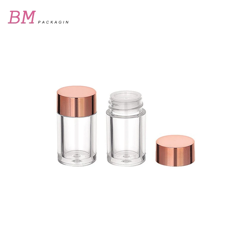 3G Eyeshadow Loose Powder Jar Private Logo Empty Plastic Loose Mineral Eye Shadow Container with Sifter
