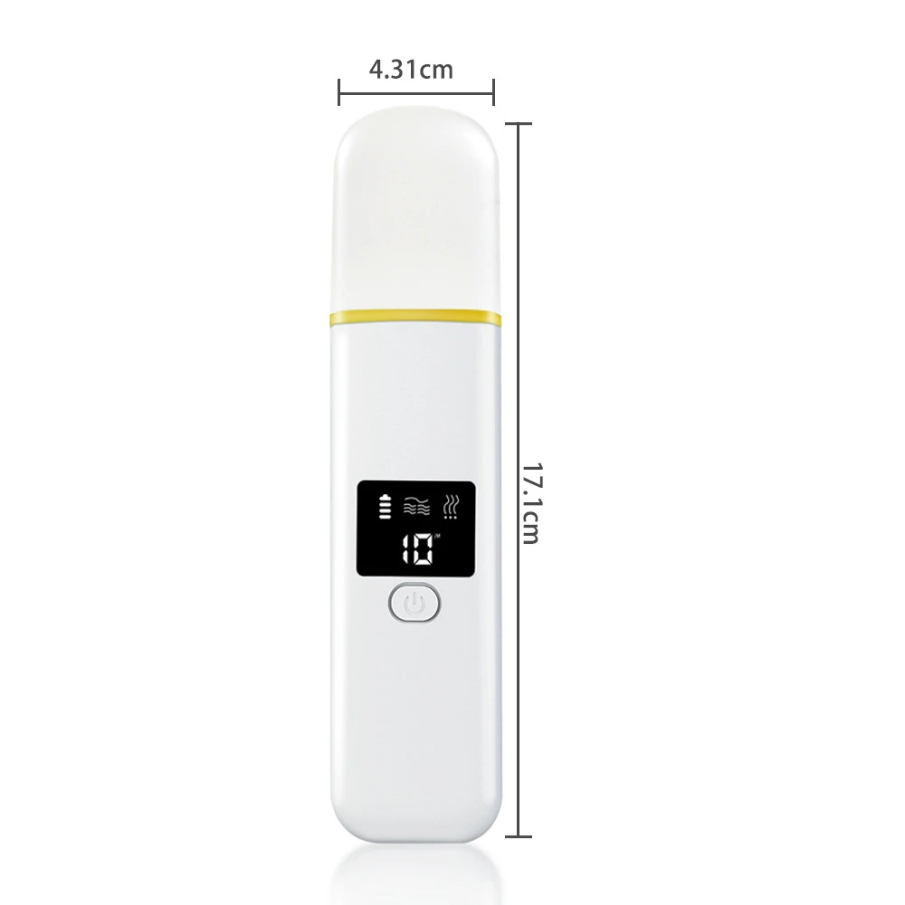 2024 New Portable Electric Facial Dead Skin Peeling Machine Professional Sonic Face Cleaning Spatula Ultrasonic Skin Scrubber