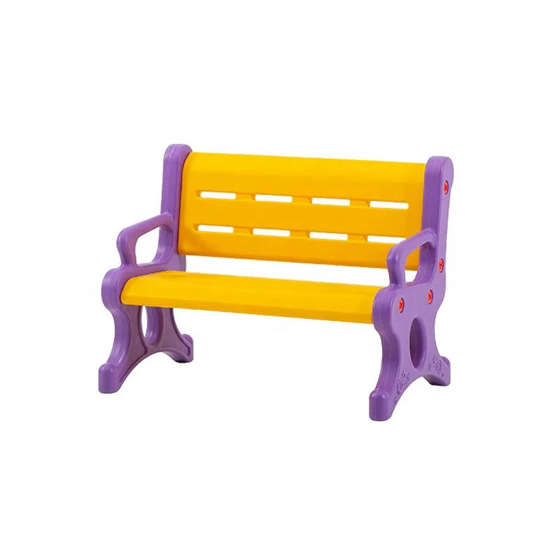 Children furniture kids plastic bench school chair for kindergarten