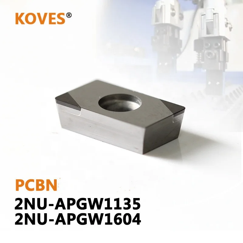 PCBN insert high speed , rapid feed ,APGW1135 APGW1604 Milling Inserts boron inserts for hardened steel and cast iron