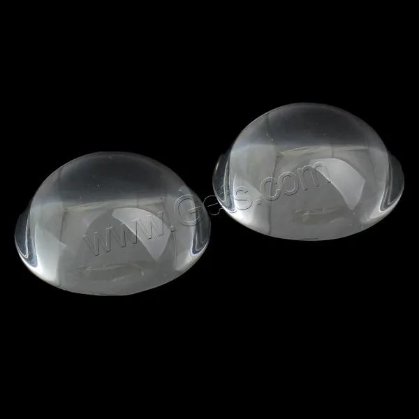 New Transparent Dome cabochon Glass cabochon jewelry findings flat back 100PCs/Bag 956004