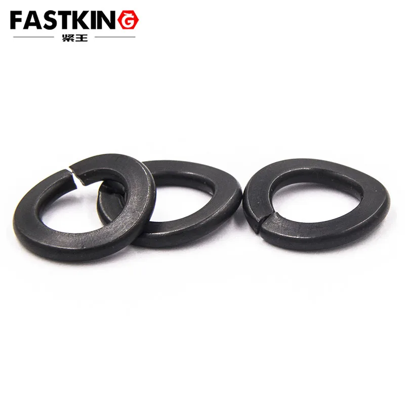 Oxida black D8 wave type curvrd Din128A Curved Spring Lock Washer