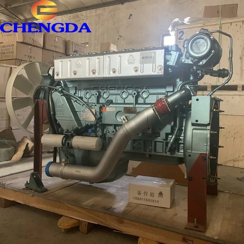 Howo Engine Parts 371HP 336HP Dump truck Diesel 4 Cylinder Engine Assembly Diesel