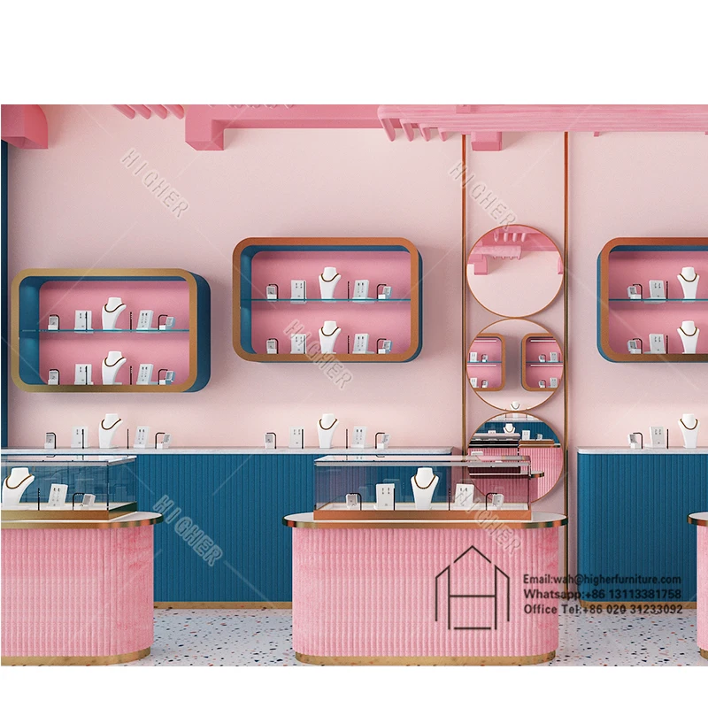 Витрина для ювелирных изделий из нержавеющей стали