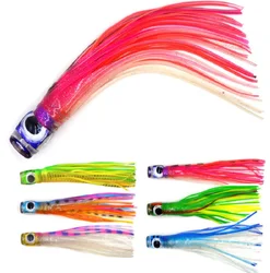Saltwater Marlin Large Tuna Plunger Offshore Big Game Plastic Jet Jetted Head Trolling Fishing Lures