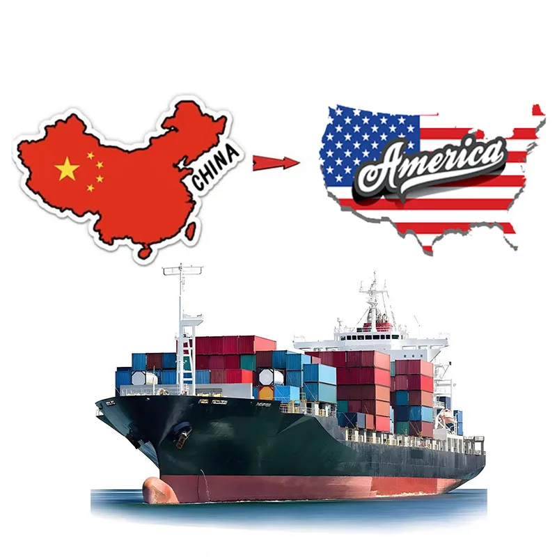 Морские грузовые перевозки Китай в США FBA транспортный агент FCL LCL от двери до DDP сервис