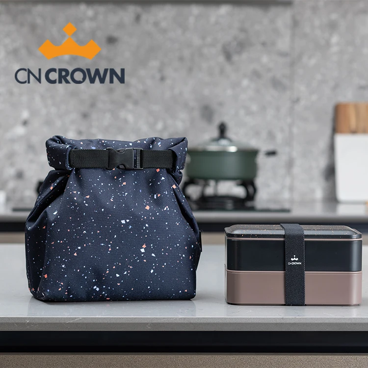 Custom Design packaging lunch box Leakproof bento box set with Insulated Lunch Bag