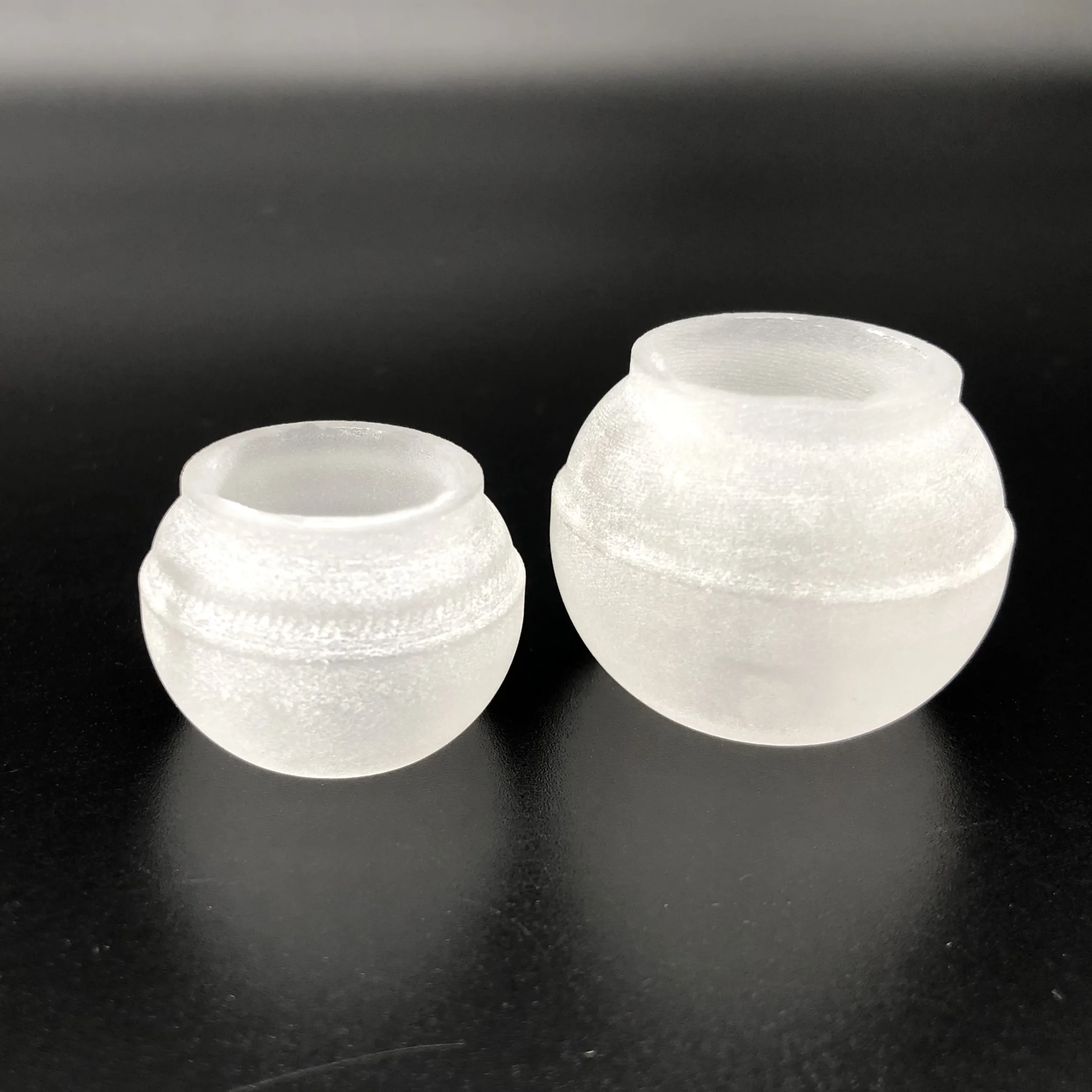 Clear quartz glass plates Disc Machined quartz screw part for heating